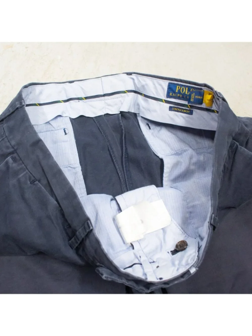 Polo Ralph Lauren Chino Pants Stretch Slim Fit Cotton Blue 32x30
